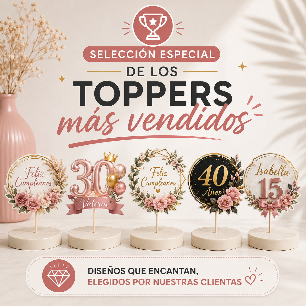 Selección especial de los toppers más vendidos