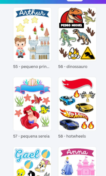 Plantillas de toppers – Aventura y princesas